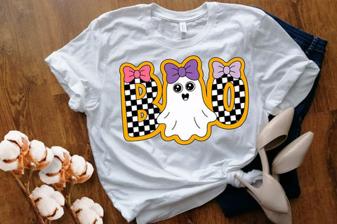 Boo SVG Bundle, Halloween Svg, Halloween Ghost Svg, Spooky Svg, Pumpkin Svg, Bat Svg SVG DesignDestine 