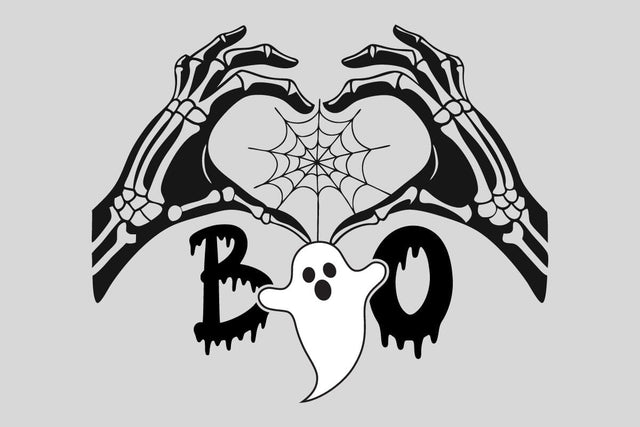 boo SVG, Halloween SVG, Retro Halloween SVG, Halloween SVG Design SVG DesignPlante 503 