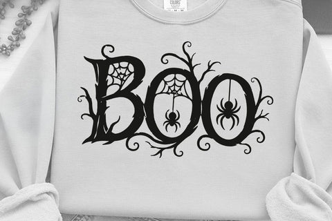 Boo Svg, Spooky Halloween svg, Cute Ghost svg, Spooky Season svg, Pumpkin Season svg, Halloween svg, Kids Halloween svg, Halloween Shirt svg SVG DesignDestine 