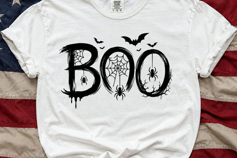 Boo Svg, Spooky Halloween svg, Cute Ghost svg, Spooky Season svg, Pumpkin Season svg, Halloween svg, Kids Halloween svg, Halloween Shirt svg SVG DesignDestine 