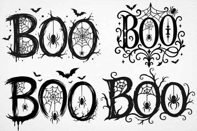 Boo Svg, Spooky Halloween svg, Cute Ghost svg, Spooky Season svg, Pumpkin Season svg, Halloween svg, Kids Halloween svg, Halloween Shirt svg SVG DesignDestine 