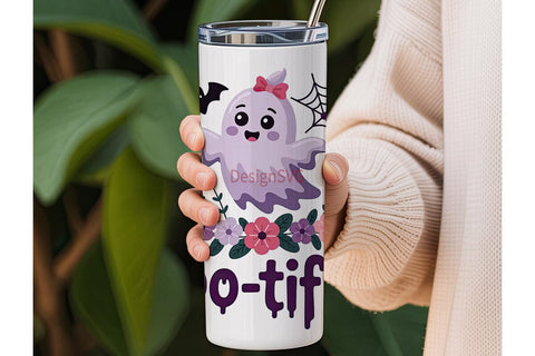 Boo-tiful Ghost 20oz Tumbler Wrap Sublimation DesignSVG 