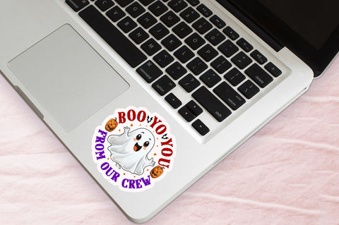 Boo to you from our crew Stickers Design Sublimation Regulrcrative 