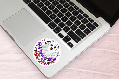 Boo to you from our crew Stickers Design Sublimation Regulrcrative 