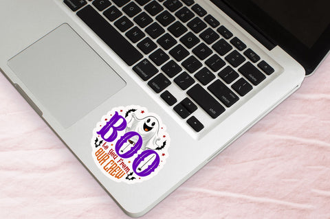 Boo to you from our crew Stickers Design Sublimation Regulrcrative 
