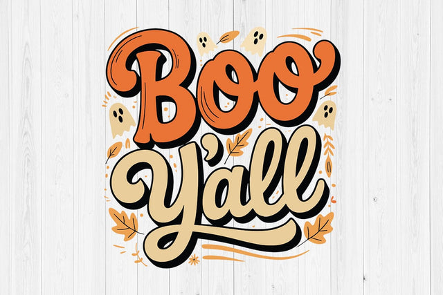 Boo Y'all Svg, Cowboy Ghost Svg, Boo Haw Svg SVG Creativeart88 