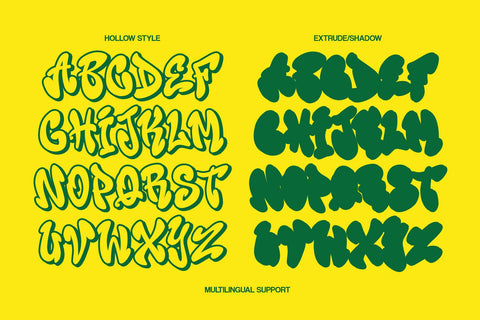 Boogie Blast – 3D Groovy Retro Graffiti Font Font Mozzatype 