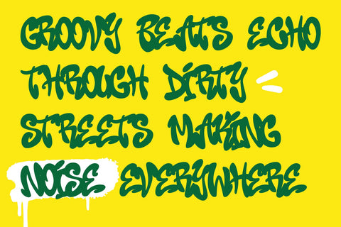 Boogie Blast – 3D Groovy Retro Graffiti Font Font Mozzatype 