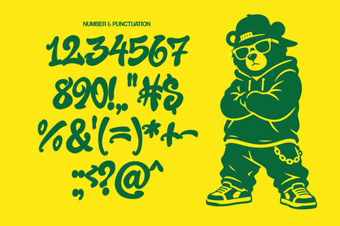 Boogie Blast – 3D Groovy Retro Graffiti Font Font Mozzatype 