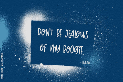 Boogie Down! Handlettered Sans Font Font Beck McCormick 