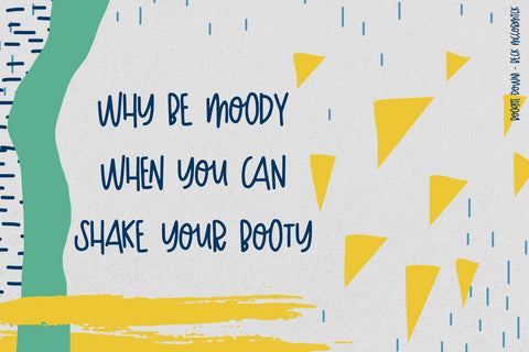 Boogie Down! Handlettered Sans Font Font Beck McCormick 