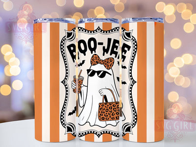 Boojee Leopard Print Ghost Tumbler Wrap, Leopard Print Halloween Cup, Trendy Ghost Sublimation Design, 20oz Glam Spooky Wrap, Fashionable Halloween Tumbler, Sassy Ghost Drinkware, Chic Spooky Season Wrap Sublimation SvggirlplusArt 