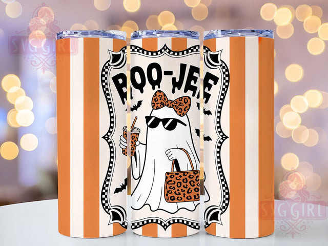 Boojee Leopard Print Ghost Tumbler Wrap, Leopard Print Halloween Cup, Trendy Ghost Sublimation Design, 20oz Glam Spooky Wrap, Fashionable Halloween Tumbler, Sassy Ghost Drinkware, Chic Spooky Season Wrap Sublimation SvggirlplusArt 