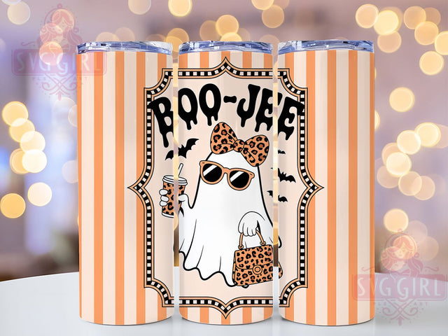 Boojee Leopard Print Ghost Tumbler Wrap, Leopard Print Halloween Cup, Trendy Ghost Sublimation Design, 20oz Glam Spooky Wrap, Fashionable Halloween Tumbler, Sassy Ghost Drinkware, Chic Spooky Season Wrap Sublimation SvggirlplusArt 