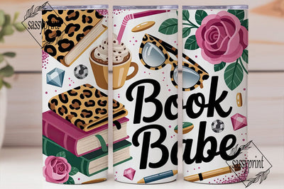 Book Babe 20oz Tumbler Wrap Sublimation sassyprint 