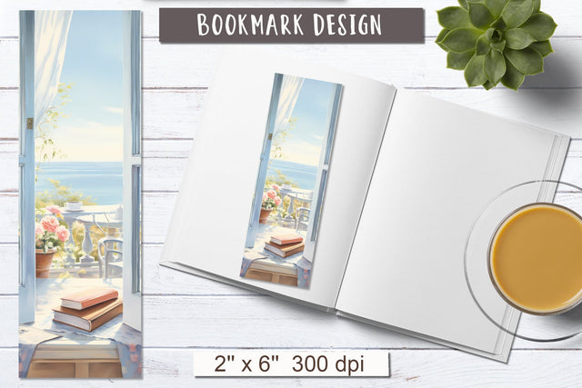Book bookmark sublimation | Watercolor flowers bookmark Sublimation Olga Boat Design 