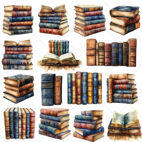 Book Clipart Transparent Background PNG SVG Paige Cole Studio 