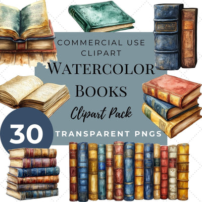 Book Clipart Transparent Background PNG SVG Paige Cole Studio 