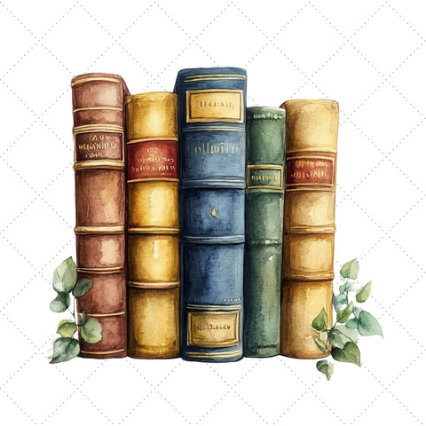 Book Clipart Transparent Background PNG SVG Paige Cole Studio 