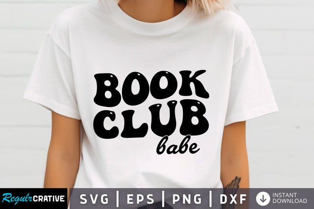 Book club babe svg Design SVG Regulrcrative 
