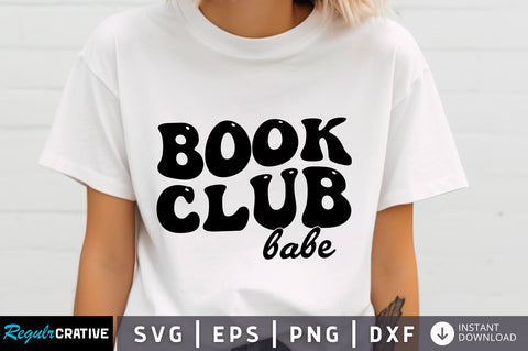 Book club babe svg Design SVG Regulrcrative 