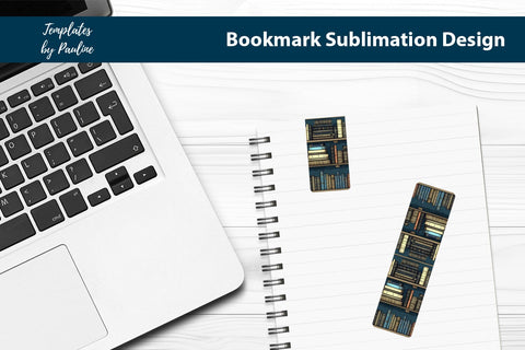 Book club printable magnetic bookmark SVG Templates by Pauline 