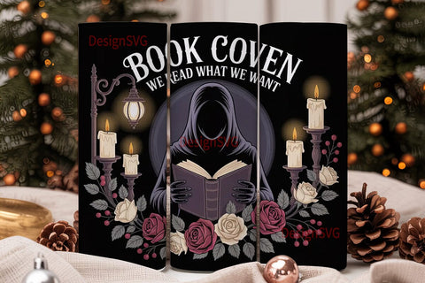 Book Coven 20oz Tumbler Wrap Sublimation DesignSVG 