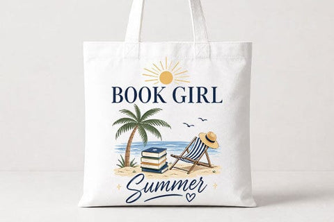 Book Girl Summer Reading PNG | Book Lover Sublimation Design SVG BillahCrafts 