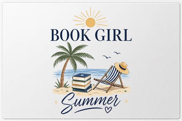 Book Girl Summer Reading PNG | Book Lover Sublimation Design SVG BillahCrafts 