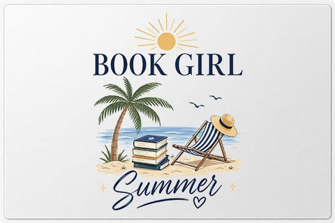 Book Girl Summer Reading PNG | Book Lover Sublimation Design SVG BillahCrafts 