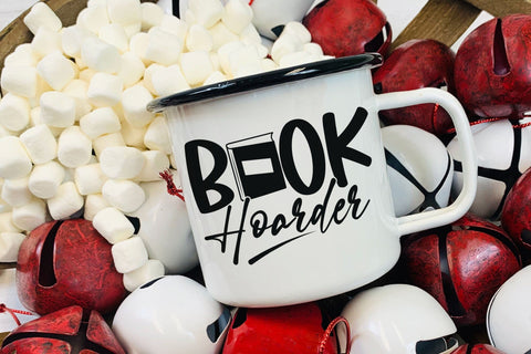 Book Hoarder, Reading SVG Cut File SVG CraftLabSVG 