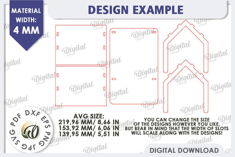 Book Holder Laser Cut. Book Stand SVG Design. Home Decor SVG SVG Evgenyia Guschina 