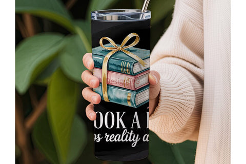 Book Lover 20oz Tumbler Wrap Sublimation DesignSVG 