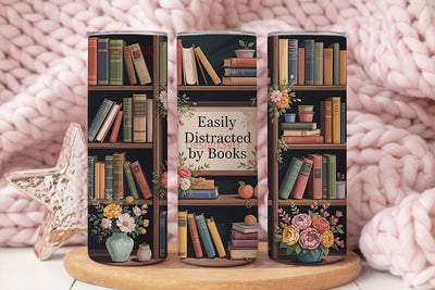 Book Lover 20oz Tumbler Wrap Sublimation DesignSVG 