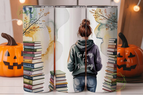 Book Lover Cozy Reading 20oz Tumbler Sublimation PixelChick 