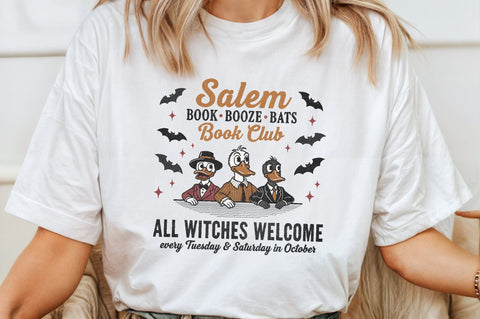Book Lover Halloween -Goose Reading Png Sublimation designartist 