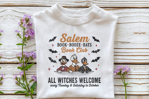 Book Lover Halloween -Goose Reading Png Sublimation designartist 