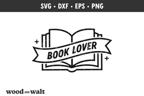 Book Lover Keychain SVG | Bookish Motel Keychain Design SVG Wood And Walt 