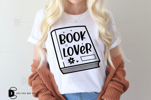 Book Lover Quotes SVG PNG Design Bundle, Reading T-shirt Set SVG FiveStarCrafting 