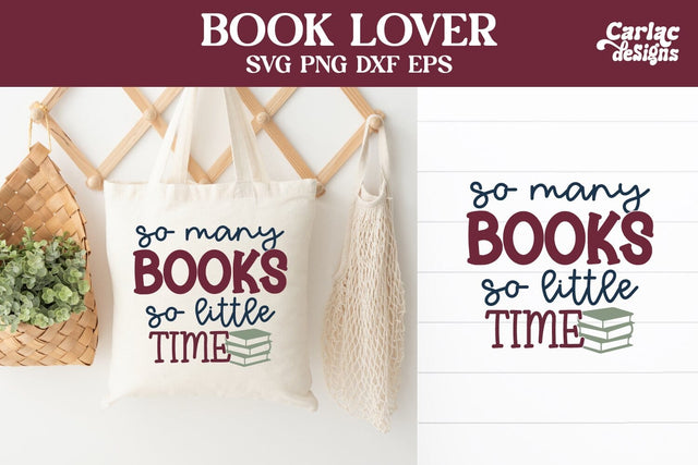Book Lover SVG and Sublimation SVG Carla C Designs 