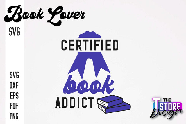Book Lover SVG | Book Quotes SVG Design | Book Lover v.1 SVG The T Store Design 