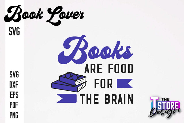 Book Lover SVG | Book Quotes SVG Design | Book Lover v.1 SVG The T Store Design 