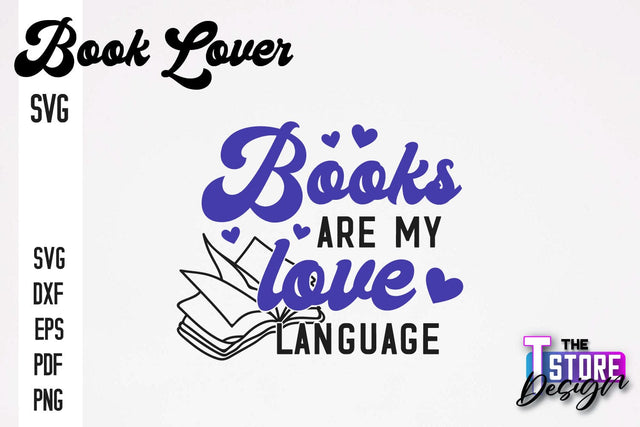 Book Lover SVG | Book Quotes SVG Design | Book Lover v.1 SVG The T Store Design 