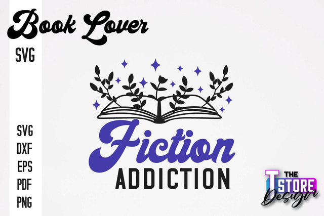Book Lover SVG | Book Quotes SVG Design | Book Lover v.1 SVG The T Store Design 