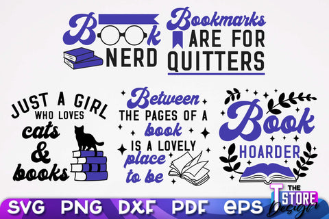 Book Lover SVG | Book Quotes SVG Design | Book Lover v.1 SVG The T Store Design 