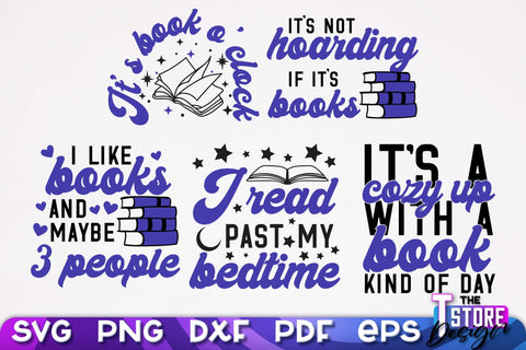 Book Lover SVG | Book Quotes SVG Design | Book Lover v.2 SVG The T Store Design 