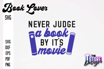 Book Lover SVG | Book Quotes SVG Design | Book Lover v.2 SVG The T Store Design 