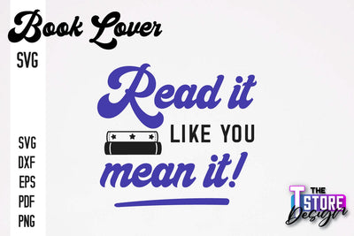 Book Lover SVG | Book Quotes SVG Design | Book Lover v.2 SVG The T Store Design 