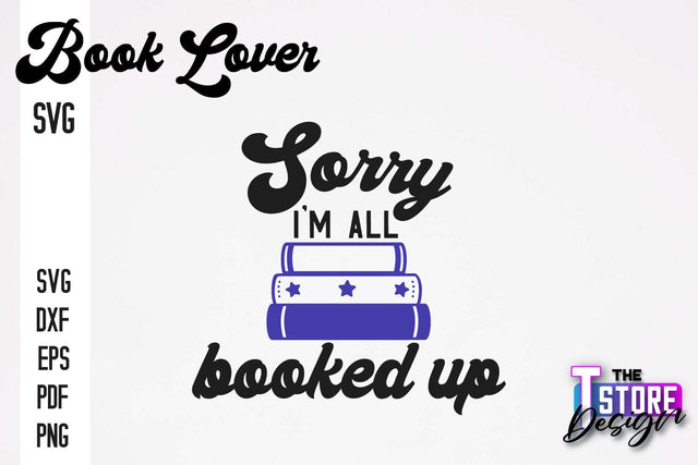 Book Lover SVG | Book Quotes SVG Design | Book Lover v.2 SVG The T Store Design 