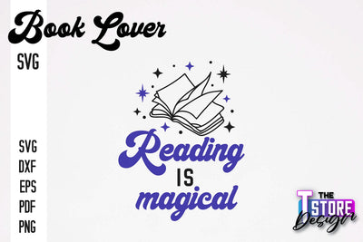 Book Lover SVG | Book Quotes SVG Design | Book Lover v.2 SVG The T Store Design 